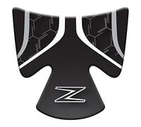Protección resinada zona, compartimento para llave de encendido adhesivo efecto 3D, compatible con Kawasaki Z900 v2 (gris)