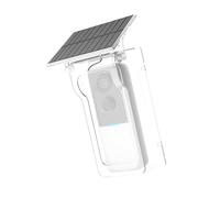 Protección solar ABS inmune a la intemperie para timbres de video con conversión de energía eficiente y soporte de montaje modificable, carcasa de alarma impermeable