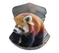 Protección Solar Calentador De Cuello Panda Rojo Bufanda Facial Protección UV Cuello Bufanda para Cámping Adulto Ciclismo