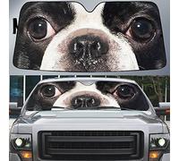 Protección Solar para El Parabrisas Plegable Parasol para Parabrisa Paraguas Luna De Coche Universal para Camión Todoterreno Vehículos Ojos De Perro Terrier, Hermosos Ojos De Perro Terrier M