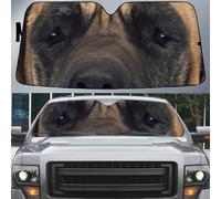 Protección Solar para El Parabrisas Portátil Parasol para Parabrisa Parasol Coche Delantero Universal para Vehículos SUV Camión Ojos De Perro Gran Danés, Los Hermosos Ojos del Gran Danés M