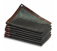 ProteccióN Solarada Malla Ocultacion Jardin Solar PañO,Negro 10 Pines Transpirable 80% De ProteccióN UV Toldo Vela De Sombra Rectangular,para Patio Piscina JardíN. (6mx10m/19.7ftx32.8ft)