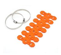 Protección térmica para tubo Compatible con K&TM Compatible Honda Tubo de escape motocicleta Silenciador Aislamiento térmico Protector antiescaldaduras Cubierta protectora