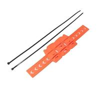 Protección térmica para tubo Cubierta protectora universal de goma para silenciador escape motocicleta