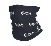 Protección UV Cuello Pañuelo Símbolos Originales De Coexistencia Bufanda Facial Lavable Calentador De Cuello para Senderismo Hombre Deportes