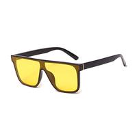 Protección UV para hombres y mujeres al aire libre Street Shooting Gafas decorativas Internet Celebridades Live Streaming Gafas (Color: A, Tamaño: Medio) (B)