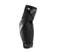 100% Fortis Protectores de codo de bicicleta, negro, tamaño L XL para Hombres