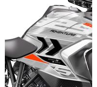 Protecciones laterales depósito de resina 3D compatible con KTM 1290 Super Adventure S 2023 L-167 (plata)