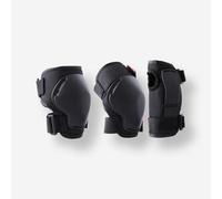 Protecciones Patines Niños Rodilleras Coderas y Muñequeras Oxelo Negro XS