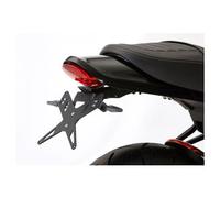 Soporte de matrícula PROTECH X-SHAPE para varios modelos, negro