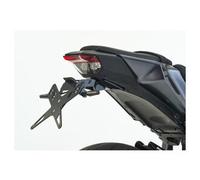 Kit portamatrículas PROTECH que incluye reflector y placa ligera de acero inoxidable/aluminio con recubrimiento de polvo negro, negro