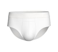 PROTECHDRY - Calzoncillos de algodón lavables y reutilizables para incontinencia urinaria para hombres, con zona absorbente frontal, color blanco, talla S