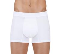 PROTECHDRY Calzoncillos tipo bóxer de algodón para incontinencia urinaria lavables para hombre, con zona absorbente frontal, color blanco, talla M, cintura de 36-38 pulgadas