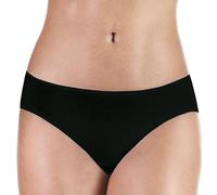 PROTECHDRY Ropa interior de bikini lavable para incontinencia urinaria para mujer con zona absorbente frontal (negro, S)