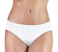 PROTECHDRY Ropa interior de bikini lavable para incontinencia urinaria para mujer con zona absorbente frontal (blanco, grande)