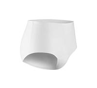 PROTECHDRY Ropa interior lavable de algodón para incontinencia urinaria para mujer Maxi pantalón con zona frontal absorbente (blanco, XL)