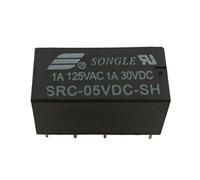 ProTechTrader 5 V CC (5 voltios DC) Relay - DPDT PCB 8-Pin Mount - Módulo de relé de alta sensibilidad de acoplamiento no polarizado electrónico señal baja para bricolaje electrónica y Arduino 5 V
