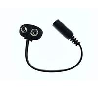 ProTechTrader 9v Battery Eliminator () - Convertir 9 voltios pilas dispositivos electrónicos para conectarse a un adaptador de pared de alimentación 9v Battery Eliminator Conector