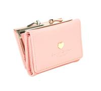 ProTecnika® Cartera pequeña para mujer 3 en 1 con monedero porta tarjetas de crédito integrado elegante Slim idea regalo, Rosa, Standard, Moderno