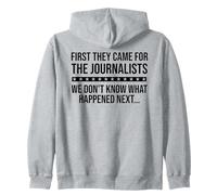 Protect Freedom of Speech First They Came for The Journalist Sudadera con Capucha