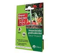 Protect Garden Decis Protech - Insecticida Polivalente Concentrado para Ornamentales, Frutales y Horticolas, Pulgones y Orugas, 10 ml, Color Verde Agua