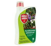 PROTECT GARDEN Fertilizante Universal Líquido para Plantas Ornamentales, frutales y hortícolas en Interior, 1 litro, Fertilizante líquido con micronutrientes, Gris