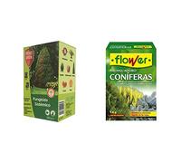 PROTECT GARDEN Fungicida sistémico Aliette WG para cesped y coniferas, 500gr, Verde Agua, 500 Gramos + Flower 10518 10518-Abono coníferas y arbustos, 1 kg, No Aplica, 7x18x25.5 cm