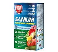 Protect Garden Sanium Insecticida sistémico en formato concentrado. Protege hasta 8 semanas, actúa en 1 hora. 100 ml