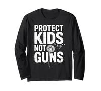 Protect Kids Not Guns Anti Gun Violence Manga Larga