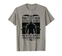 Protect Our National Parks or we'll Haunt Your Backyard Men Camiseta
