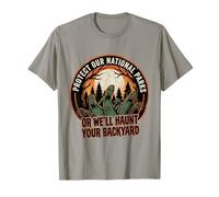Protect Our National Parks or we'll Haunt Your Backyard Men Camiseta