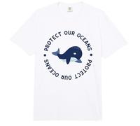 Protect Our Oceans Orca Ballena Regalo Hombres Mujeres Niños Niñas Comfort Colors Adult Heavyweight T-Shirt