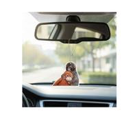 Protect Punch The Monkey Car Rear View Mirror Pendant,CuteMonkey Holding Plush Toy Hanging Ornament,2D Acrylic Team Punch Monkey Car Pendant,Funny MonkeyOrnament for Auto Interior Decoration