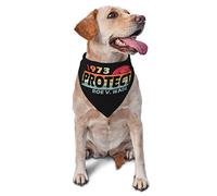 Protect Roe V Wade 1973 Spring Dog Bandanas Boy Bulk Puppy Pañuelo Ajustable Suave Triángulo Baberos Accesorios para Perros Pequeños Medianos Grandes Gatos Blanco