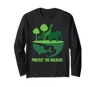 Protect The Wildlife | Nature Conservation Earth Day Animal Manga Larga
