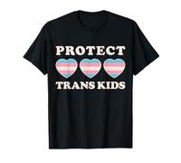 Protect Trans Kids Genderfluid - Bandera transgénero no binaria Camiseta