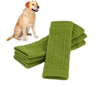 Protecteur de coude pour chien, coudières pour chien | Chaussettes tricotées Jambières Wraps 4PCS | Manchon de protection de coude pour animaux de compagnie, protecteurs d'enveloppe de soutien de jamb