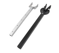 Protecteur de transom réglable, Motor Outboard Transom Économiseur épais de qualité Marine Marine Abs Composite Tête du Bateau Univerl Motor Support pour Les remorques 23 à 35