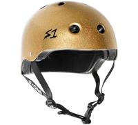 Protection - Casco Lifer Gold Gloss Glitter - Talla S - S-One