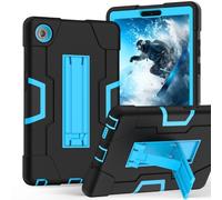 Protection Case For Lenovo Tab One 8.7 inch/K9 TB305FU (2025) | With Kickstand Heavy Duty Full Body Rugged Stand Back Cover For Lenovo Tab One 8.7 inch/K9 TB305FU(Black+Blue)