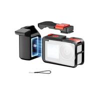 Protective Cage with Handle Grip Kit for Action 5 Pro/4/3 Aluminum Protective Frame Quick Release with Cold Shoe