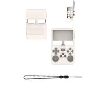 Protective Cover for ANBERNIC R36S Retro Game Console,Soft Silionce Case with Lanyard,Shockproof and Drop-Resistant,White