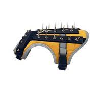 Protective Dog Harness with Spikes, Reflective Puppy Vest for Coyote Attack Prevention, Pet Shield, Safe Outdoor Harness for Small Dogs Against Animal Attacks