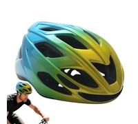 Protective Gear - Carcasa rígida de alta visibilidad, faro LED integrado, gorro resistente, forro cómodo transpirable, equipo profesional para seguridad de ciclistas, conducción nocturna, viajes