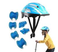 Protective Gear Set for Kids, Safety Sports Kit with Cute Patterns, Knee Elbow Wrist Pads to Prevent Injuries for Skateboarding, Scooters, Biking, and Roller Skating, 1 Set