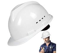 Protective Gear Vented Comfortable Hard Hat | Safety Hat - Adjustable Head Protector, Smash Absorbing Head Protection for Outdoor Work Safety