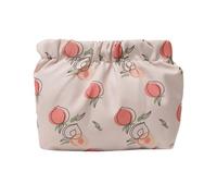 Protective Makeup Bag | Portable Cosmetic Organizer for Lipstick/Keys/Travel | Cute Print Oxford Cloth Bag with Spring Closure