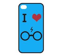 Protective TPU Rubber Coated Phone Case for iPhone 4S / iPhone 4 - Harry Potter