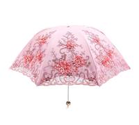 Protective UV Umbrella - Waterproof Sun Resistant Double Layer, Vintage Travel Umbrellas, Storage Bag Accessory, Outdoor Gear Feature, Shade Supplies for Park, Beach, Picnic, Camping, Walking