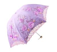 Protective UV Umbrella - Waterproof Sun Resistant Double Layer, Vintage Travel Umbrellas, Storage Bag Accessory, Outdoor Gear Feature, Shade Supplies for Park, Beach, Picnic, Camping, Walking